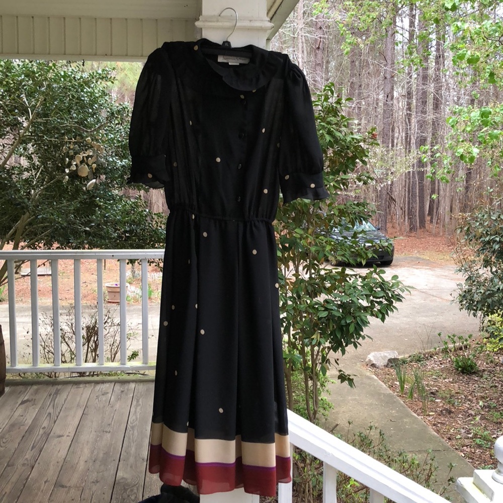 Vintage polka dot dress